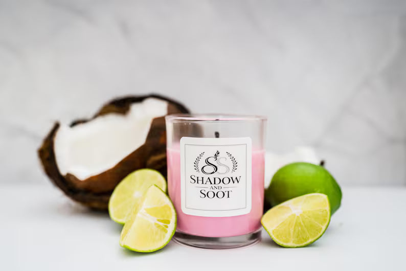 Custom Blend Soy Candle Bamboo Lid 7 oz