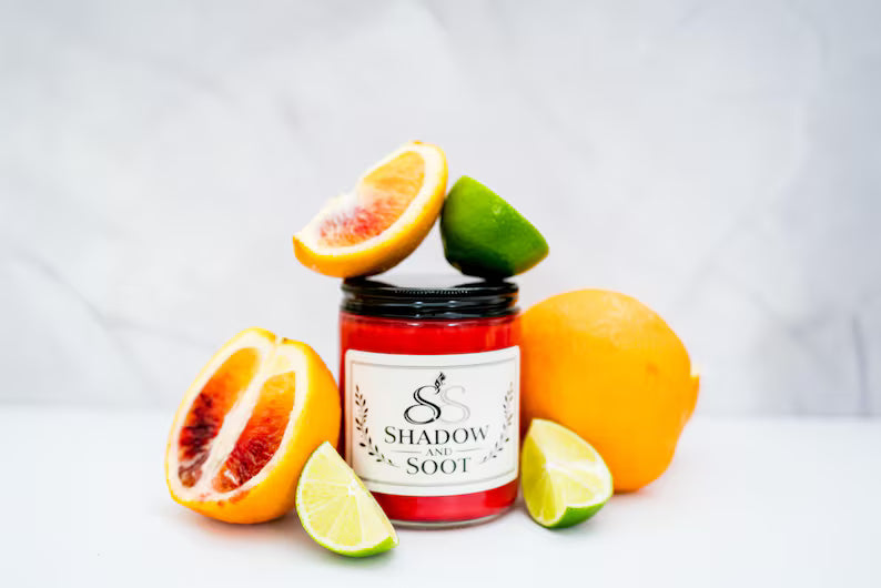 Custom Blend Soy Candle Bamboo Lid 7 oz