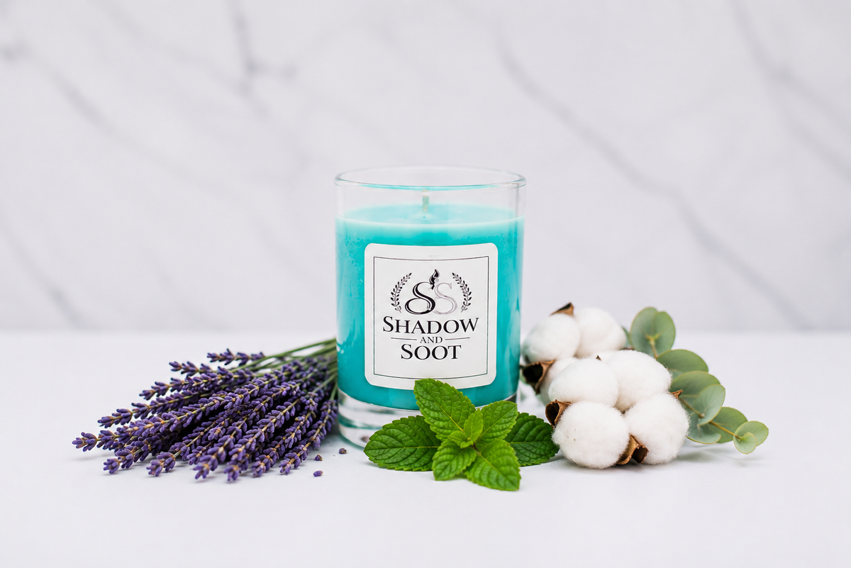 Custom Blend Soy Candle Bamboo Lid 14 oz